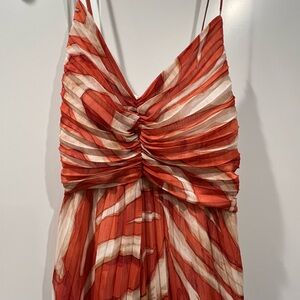 EXPRESS LADIES/WOMANS SPAGHETTI STRAP PLEATED DRESS SIZE SMALL